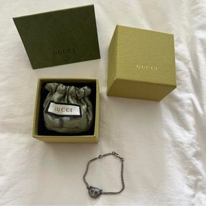 Gucci Garden Cat Bracelet